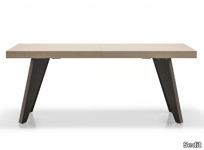 BOSTON - Extending rectangular oak table _ Sedit