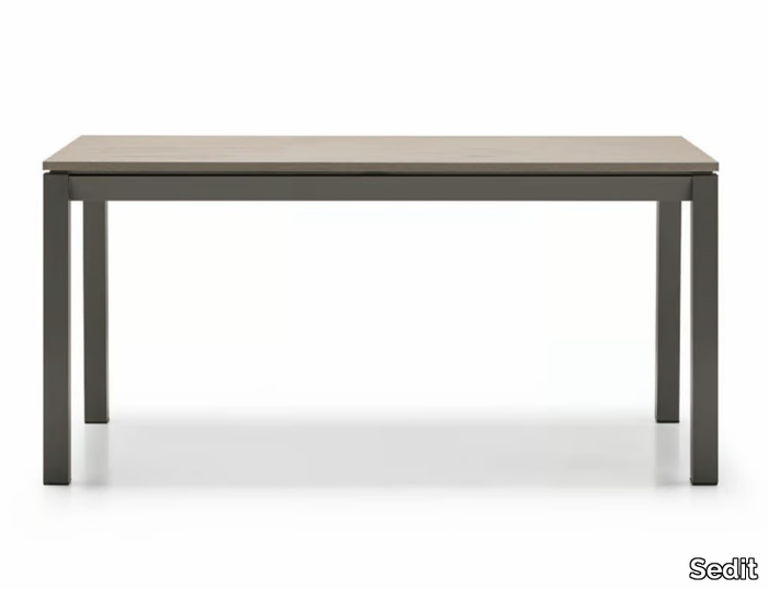 SPACE - Extending piasentina stone table _ Sedit