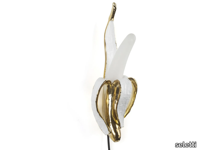 BANANA LAMP PHOOEY - Resin and glass wall light _ seletti