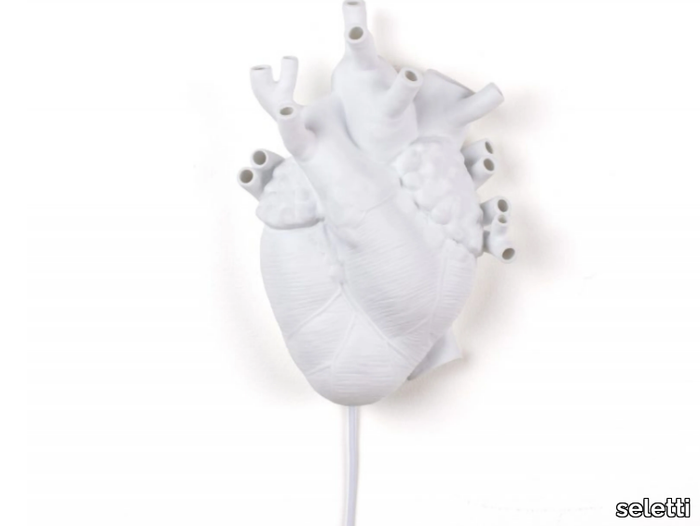 HEART LAMP - Porcelain wall lamp _ seletti