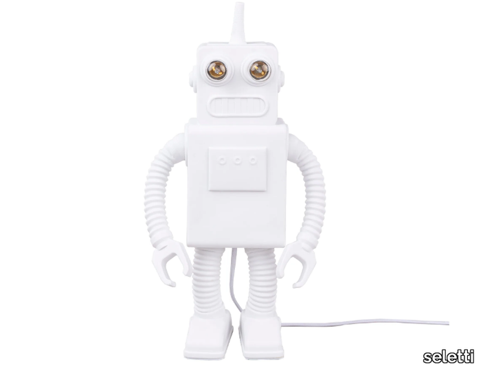 ROBOT - LED porcelain table lamp _ seletti