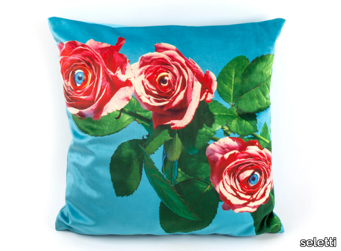 ROSES - Square fabric cushion _ seletti