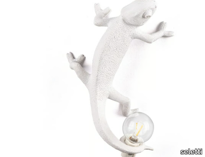 CHAMELEON GOING UP - LED resin wall lamp _ seletti