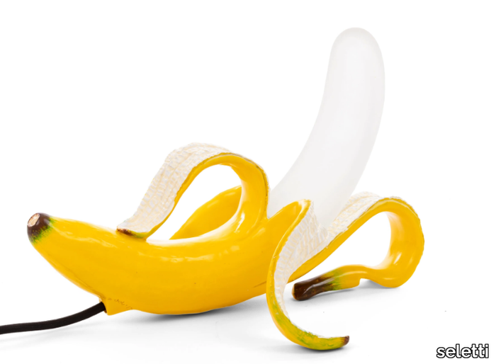 BANANA LAMP YELLOW HUEY - LED resin and glass table lamp _ seletti