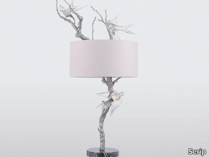 VOA PLIÉ LARGE - LED handmade bronze table lamp _ Serip