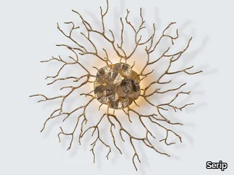 CORAL ZOA EYE SMALL - Handmade bronze wall lamp _ Serip