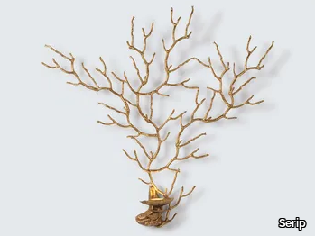 CORAL SEA FAN - LED handmade bronze wall light _ Serip