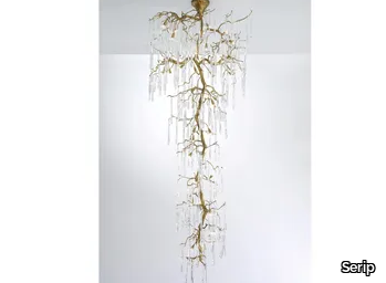 GLAMOUR STALACTITE LARGE - Handmade bronze pendant lamp _ Serip