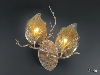 OUTONO FICUS LEFT - Handmade bronze wall light _ Serip