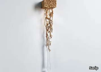 LIQUID DROP - Handmade bronze wall lamp _ Serip