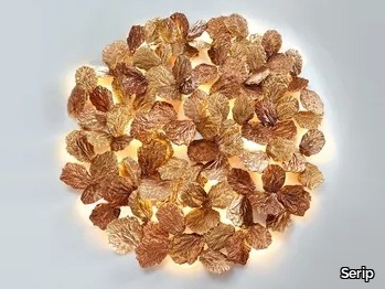 PATHLEAF FOLIAGE LARGE - Bronze wall lamp / ceiling lamp _ Serip