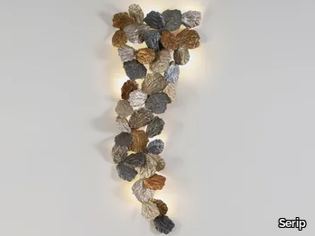 PATHLEAF VINE SMALL - LED handmade bronze wall lamp _ Serip