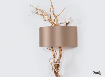 VOA HEDERA LARGE - LED handmade bronze wall lamp _ Serip