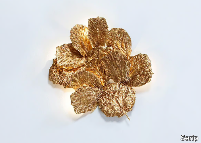 PATHLEAF HEAP SMALL - LED handmade bronze wall lamp _ Serip