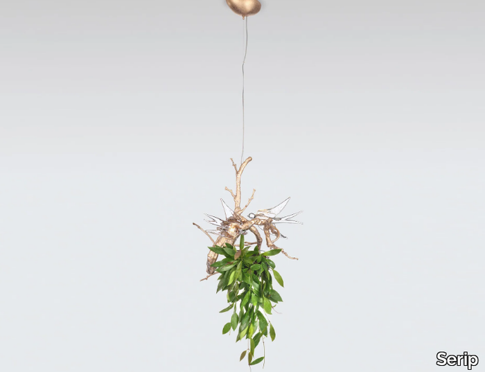 VOA PIXIE & NEST UP - LED handmade bronze pendant lamp _ Serip