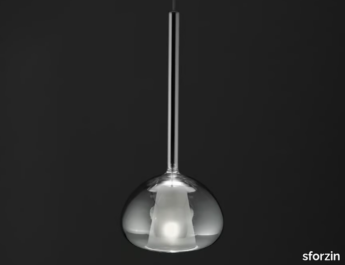 BEBA - Borosilicate glass pendant lamp _ sforzin