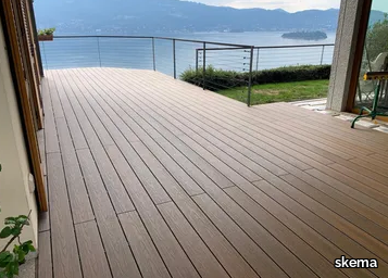 MARINA REAL - TEAK OSSIDATO - WPC outdoor floor tiles _ SKEMA