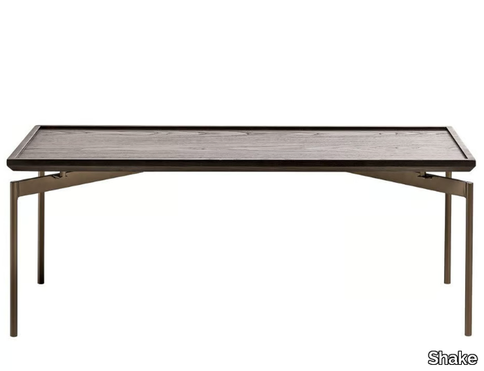 JOY - Rectangular wooden coffee table for living room _ Shake