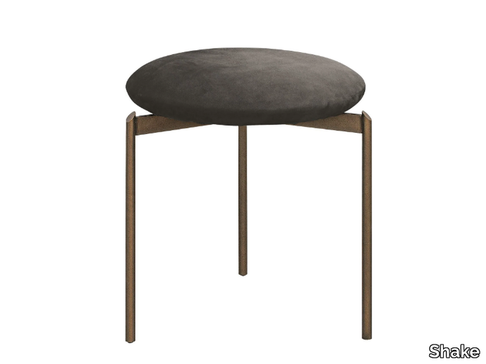 LILY - Low stool with integrated cushion _ Shake