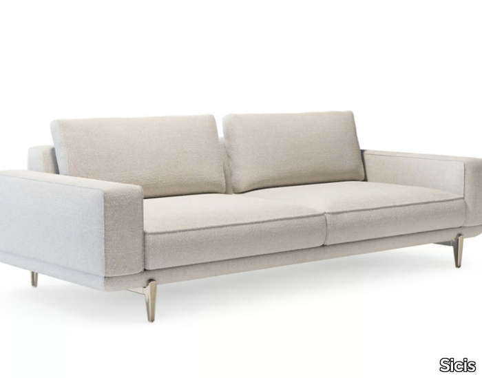 MILTON - 2 seater sofa with removable cover _ Sicis