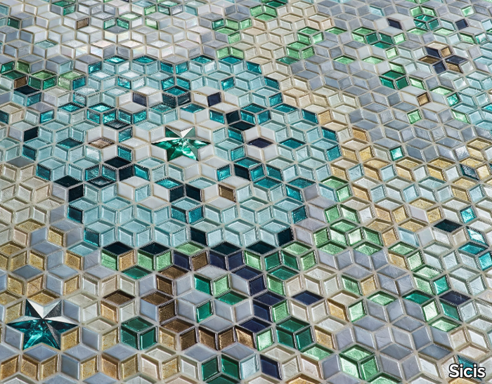 DIAMOND - Glass mosaic _ Sicis