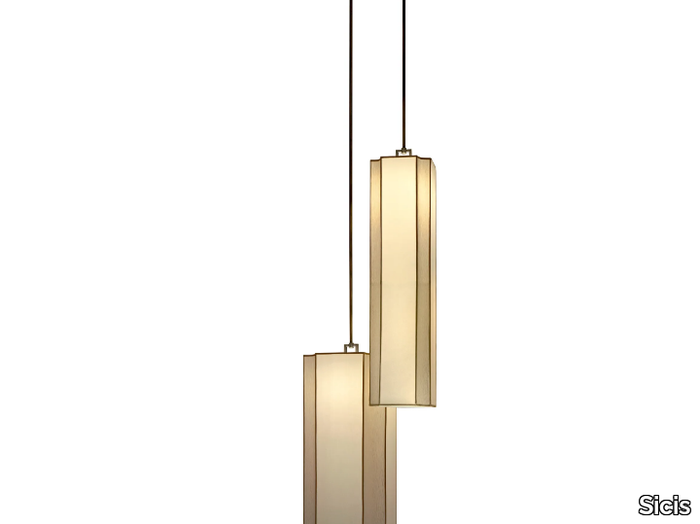 BAUTA 2-3 - Fabric pendant lamp _ Sicis