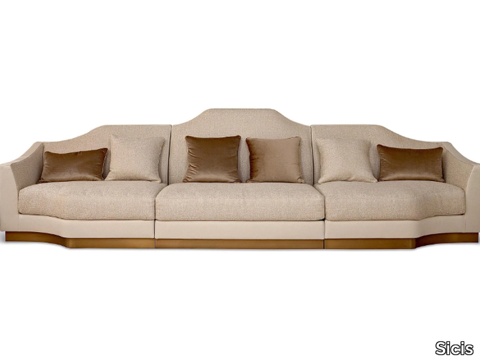 BORGIA - Modular 4 seater fabric sofa _ Sicis