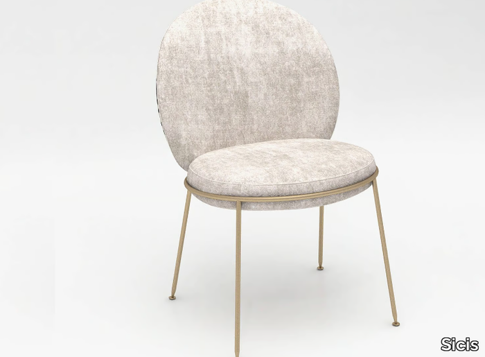 AMARETTO - Velvet chair _ Sicis