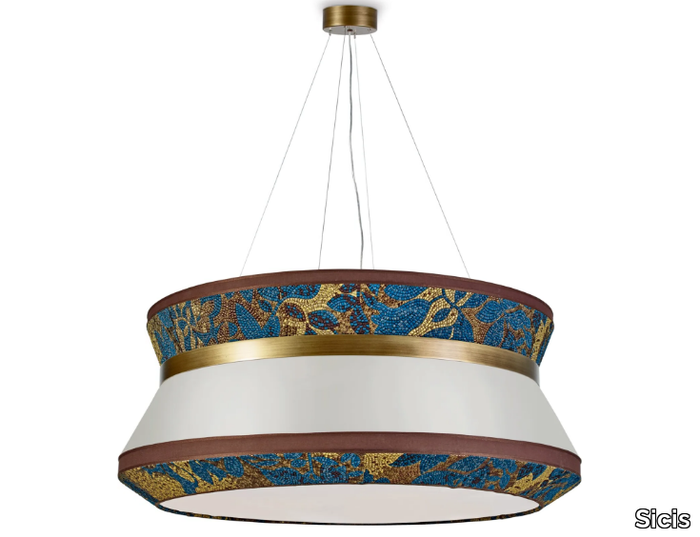 DAN - Fabric pendant lamp _ Sicis