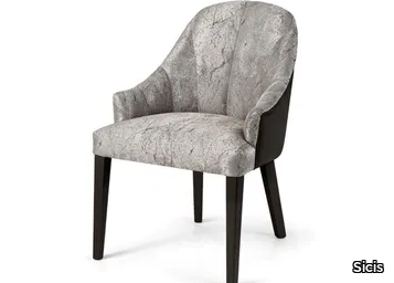 DIAMOND - Fabric chair with armrests _ Sicis