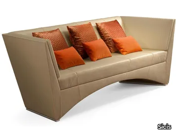 ETHAN - 2 seater leather sofa _ Sicis