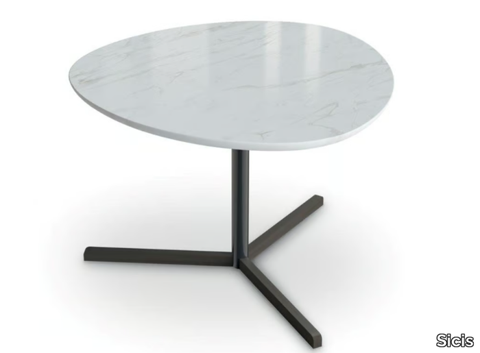 PICK - Calacatta marble coffee table _ Sicis