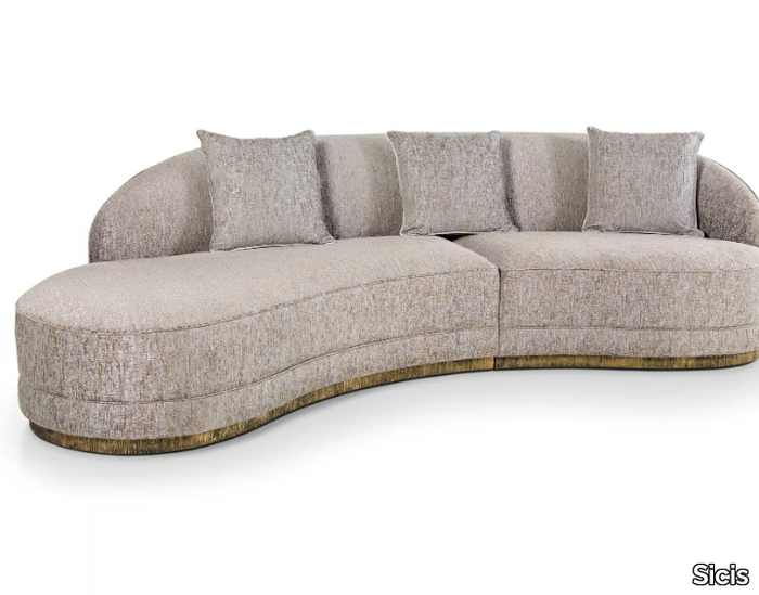 PRESTIGE - Modular fabric sofa _ Sicis