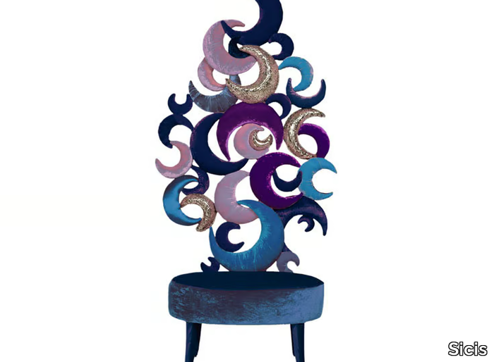 MILLEUNALUNA - Velvet armchair _ Sicis