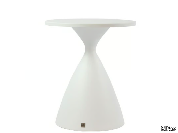 HIPS - Round aluminium garden side table _ Sifas