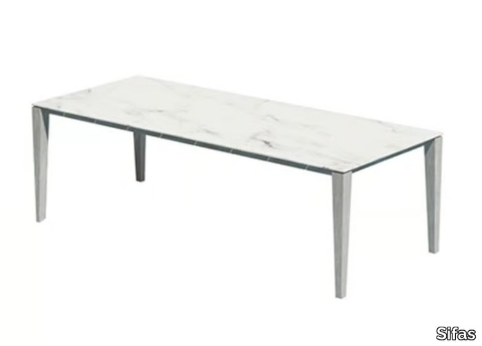 KONIC - Rectangular garden table _ Sifas