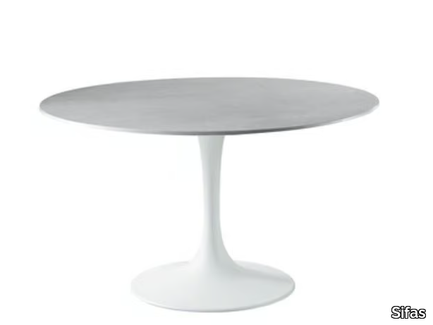 KOROL - Round HPL garden table _ Sifas