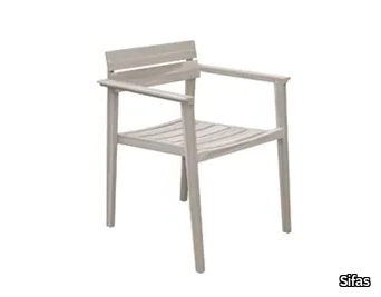 COCO - Teak garden chair with armrests _ Sifas