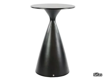 HIPS - Round aluminium high table _ Sifas