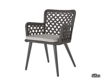 RIVIERA - Garden chair with armrests _ Sifas