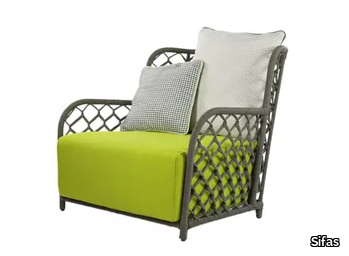 YAKIMOUR - Garden armchair with armrests _ Sifas