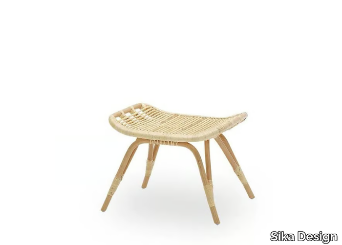 MONET - Rattan stool / footstool _ Sika Design