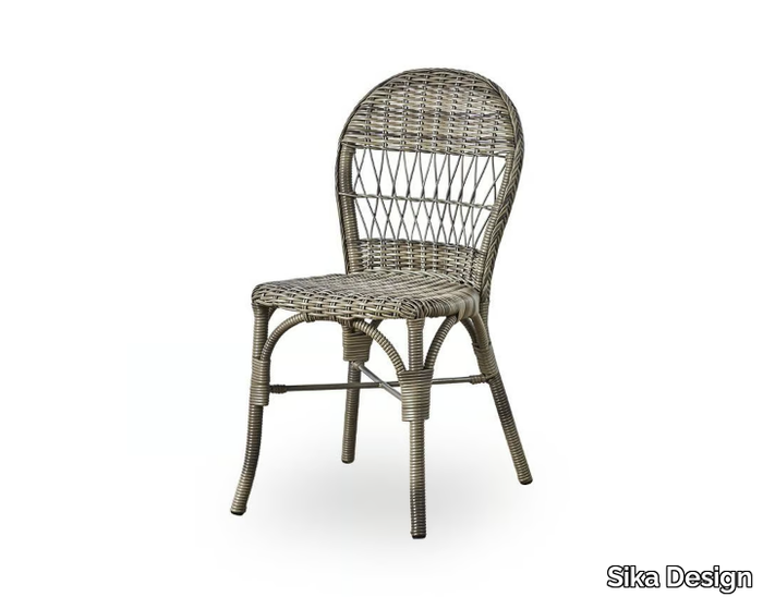 OFELIA EXTERIOR - Stackable ArtFibre® garden chair _ Sika Design