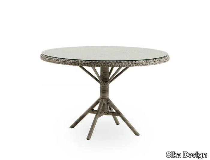 GRACE EXTERIOR - Round ArtFibre® garden table _ Sika Design