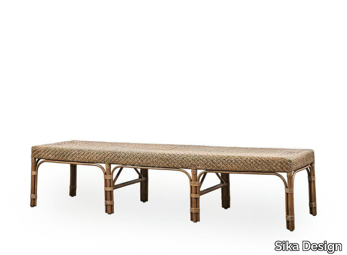 LUIS - Rattan bench _ Sika Design