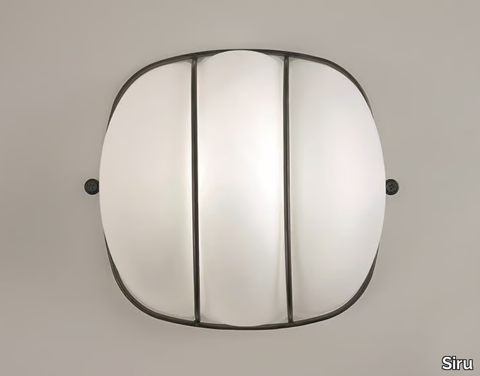 CAGE - LED blown glass ceiling light _ Siru