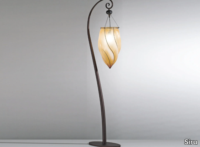 POZZO MP 119 - Murano glass floor lamp _ Siru