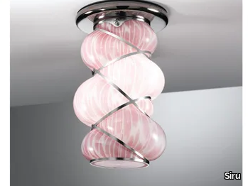 ORIONE RC 384 - Murano glass ceiling light _ Siru