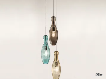 BIRILLO - LED blown glass pendant lamp _ Siru