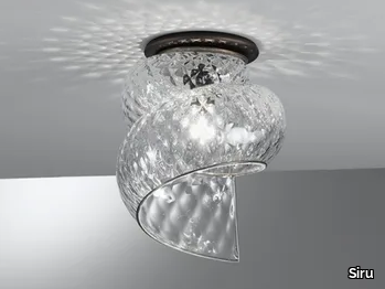 CHIOCCIOLA MC 241 - Murano glass ceiling lamp _ Siru